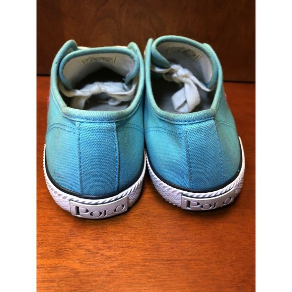 Ralph Lauren Polo Boy’s Chaz Teal Blue Size 7 - Picture 2 of 8